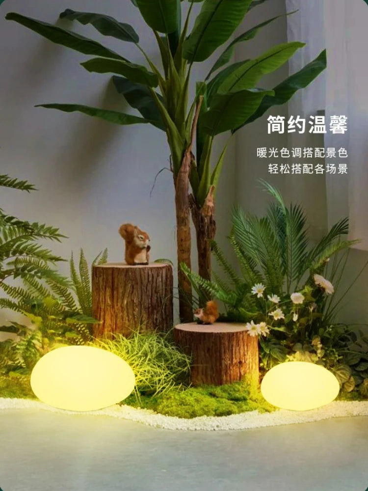 UrbanShelves™ Solar Pebble Outdoor Lights