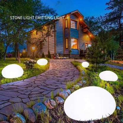 UrbanShelves™ Solar Pebble Outdoor Lights