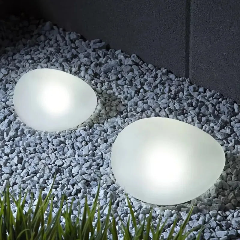 UrbanShelves™ Solar Pebble Outdoor Lights