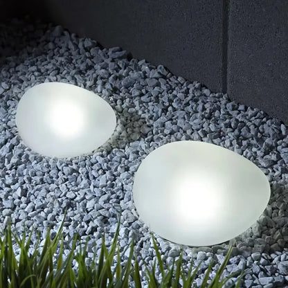 UrbanShelves™ Solar Pebble Outdoor Lights
